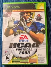 XBox Game  - NCAA Football 2005 / Top Spin Combo - Untested - Has Instructions