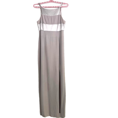 Vintage Dave & Johnny cocktail party formal dress Sz 12  shimmer wedding gown
