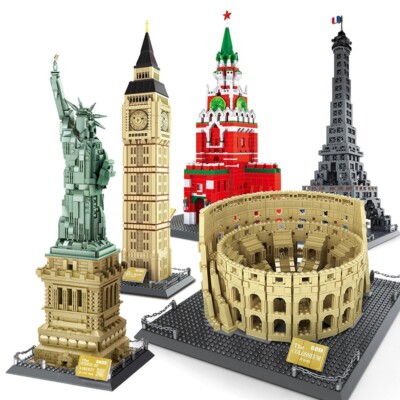 Wange World Architecture Creator Building Blocks Sets Toys MOC DIY Compatible