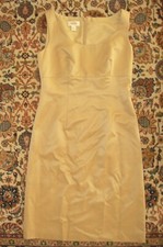 NWOT TALBOTS Beige Cotton-Silk Blend Sheath Dress  4