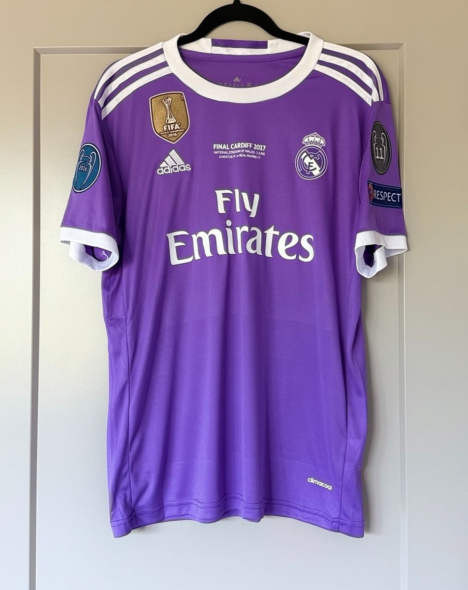 Ronaldo T-Shirt #7 Real Madrid 2016-2017 UEFA Ronaldo Short Sleeve