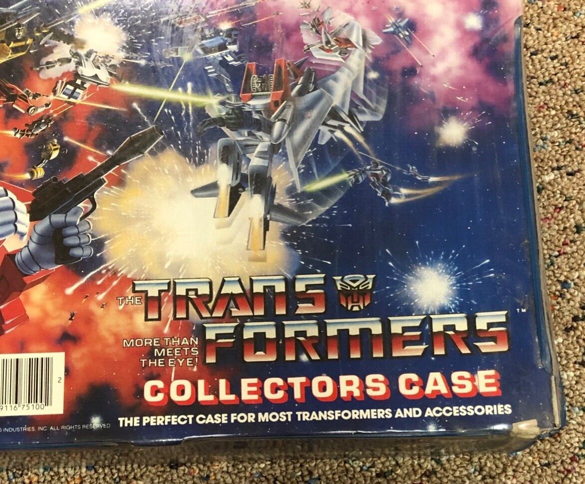 Vintage Transformers 1984 Collectors Carrying Case - Complete