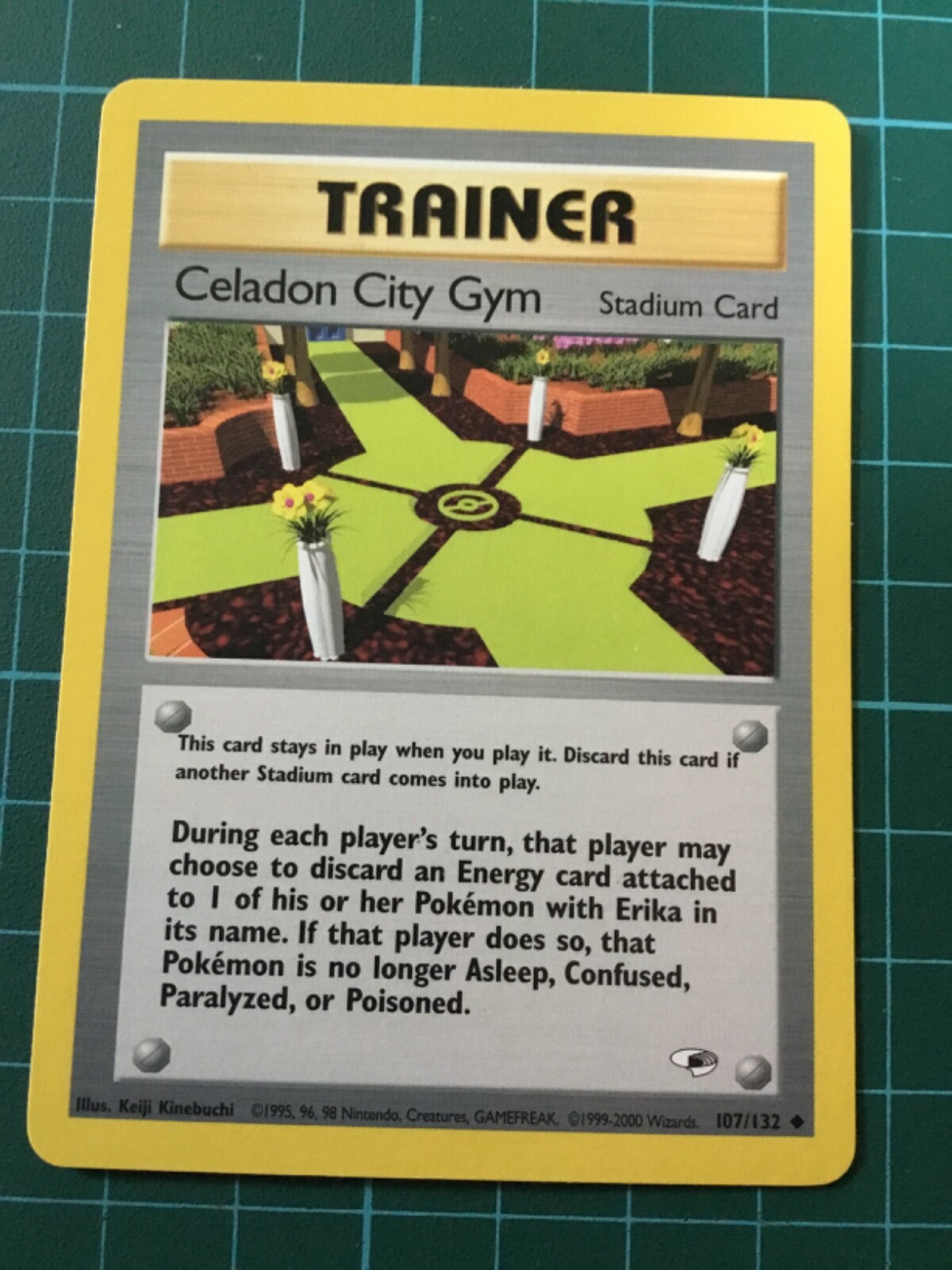 2000 Pokemon Celadon City Gym 107/132 Gym Heroes
