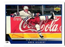 1993-94 Upper Deck #404 Greg Gilbert New York Rangers