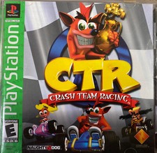 CTR: Crash Team Racing PlayStation 1 COMPLETE CIB ,Game, Manual Tested RARE