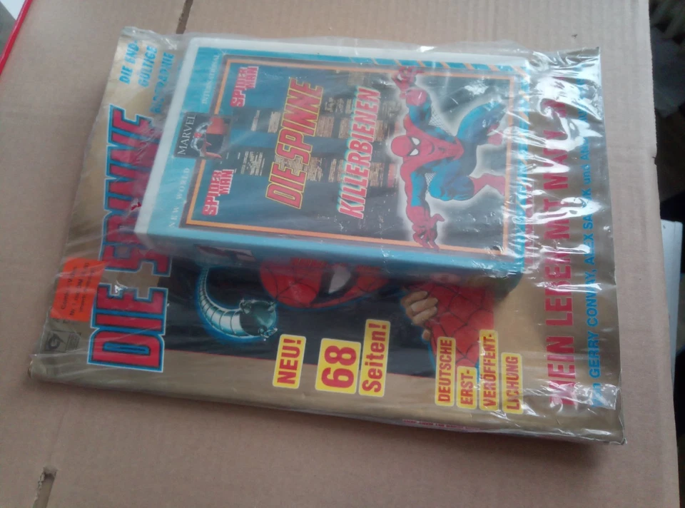 VHS Kassette - Die Spinne - Killerbienen + Spiderman Comic - Verschweißt, RAR! - Bild 2 von 4