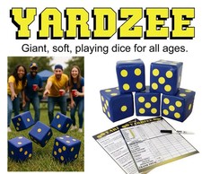 Giant Plush Yardzee Dice Game