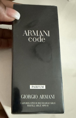 Giorgio Armani Armani Code Parfum Spray 2.5 fl oz Refillable Regular Size