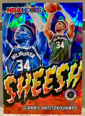 JERSEY NUMBER MATCH! 2023-24 NBA Hoops Giannis Antetokounmpo Sheesh 34/99! HEAT!