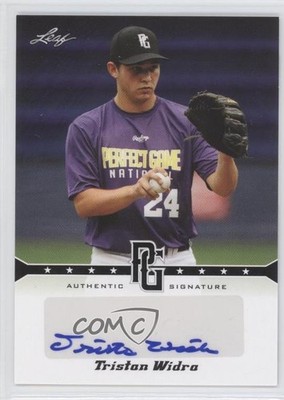 2013 Leaf Perfect Game Showcase Tristan Widra #A-TW3 Auto 0f8