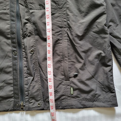 REI Co-op Kapuzenjacke Herren 2XL grau Full Zip leichter Regenmantel Nylon - Bild 7 von 12