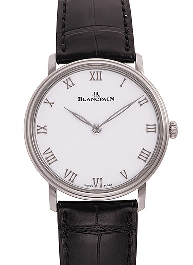 Blancpain Villeret 6605-1127-55B 39.7 mm White Dial