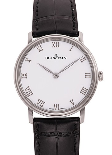 Blancpain Villeret 6605-1127-55B 39.7 mm White Dial