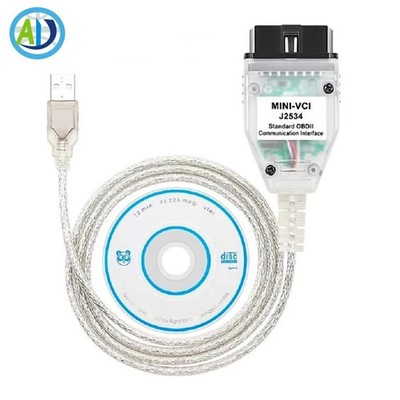 MINI-VCI J2534 USB Cable OBD2 Interface for TIS Techstream Toyota Lexus Scion