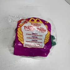 Vintage 2000 McDonald's Happy Meal Toy Disney Tarzan Tantor Spinning Figurine