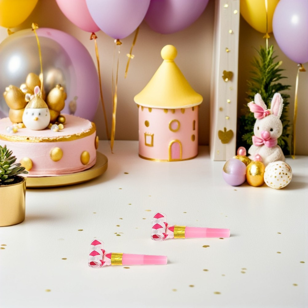 120 Pcs Children's Party Whistle Noise Makers Favors Birthday Blowers