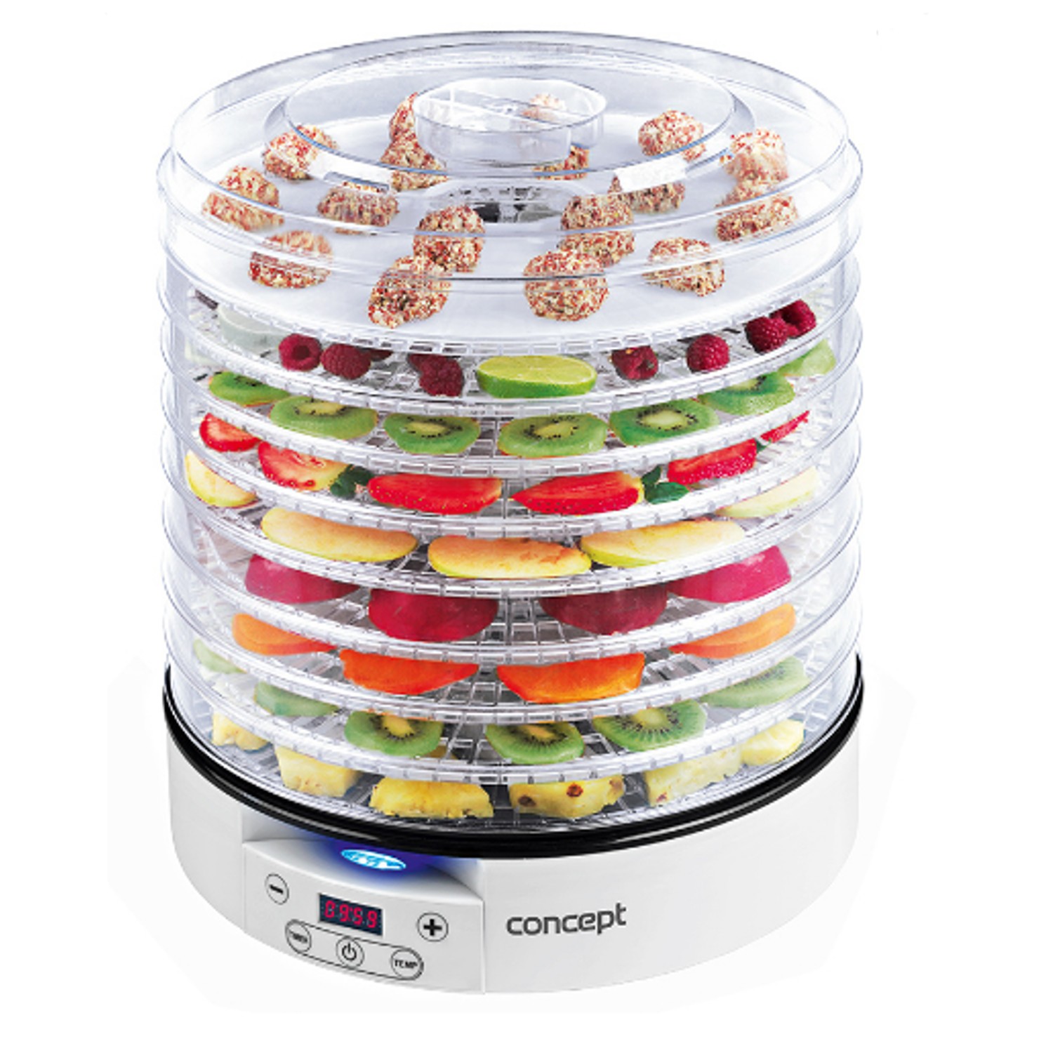 Déshydrateur Concept SO-2020 Raw Food à 9 plateaux de 500W