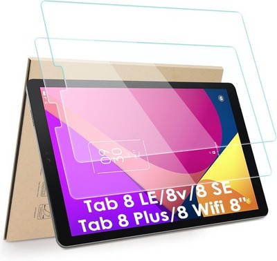 Hianjoo 2-Pack Tempered Glass Screen Protectors for TCL Tab 8 - HD Clarity