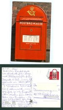 Denmark. Postcard 1989 Sweden Sc# 1733. Danish Mailbox. Adr: Sweden