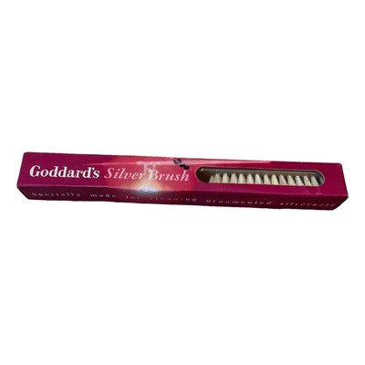 New old stock - Vintage - Goddard's Silver Cleaning Brush - 8'' Long