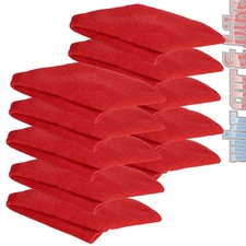 10x Sonax Microfasertuch au&szlig;en rot 40x40cm 290GSM hochwertiges Mikrofasertuch