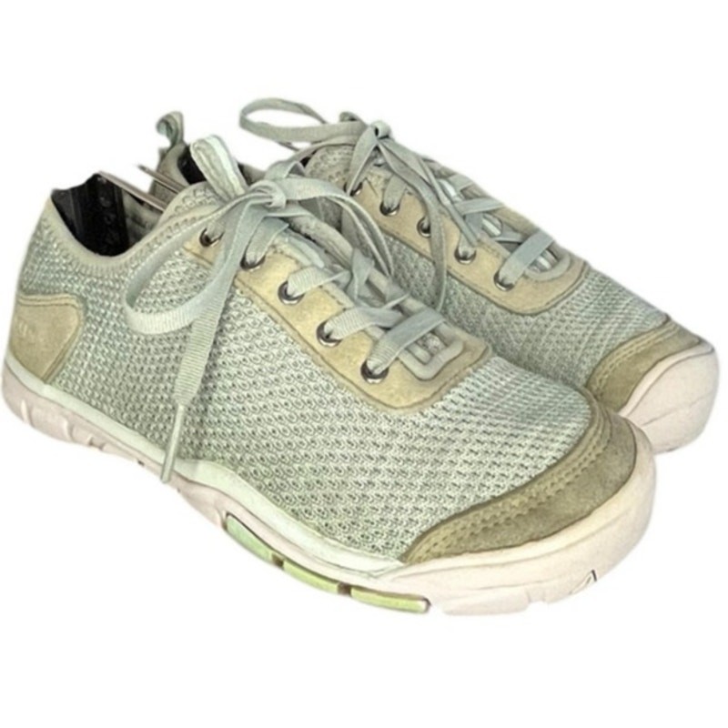 Sneaker da donna Keen Hush Knit CNX 1020372 tessuto atletica escursionismo taglia 7 5 verde