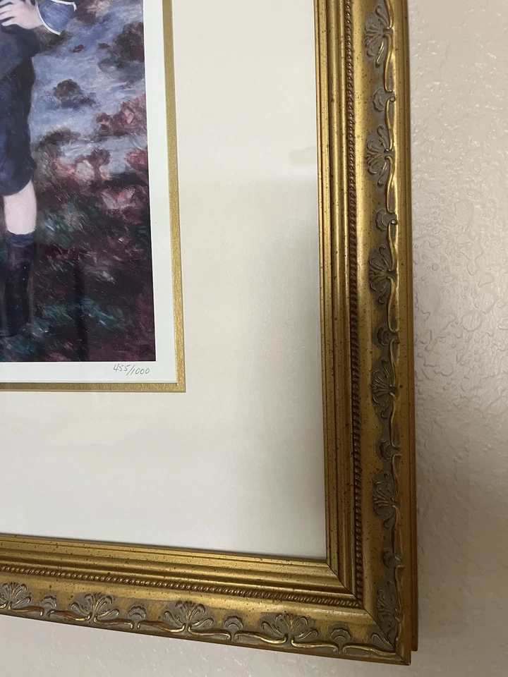 Sailor Boy PIERRE-AUGUSTE RENOIR Edición Limitada Impresión Certificado Autenticidad Foto 3 de 4