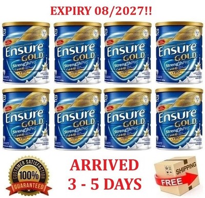 8 Cans Abbott Ensure Gold Milk Powder Vanilla Flavored 800g Express Shipping