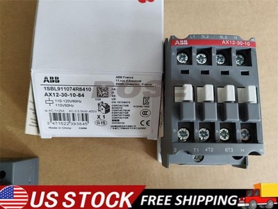 NEW ABB Contactor AX12-30-10-84 AC 110V 50/60Hz AX12-30-10 US Free TAX