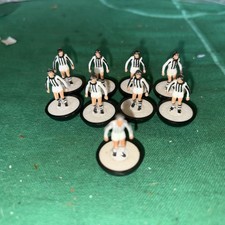 Subbuteo JUVENTUS - Ref: 579 SPARE and 8 Ref 246 Spares( possibly)