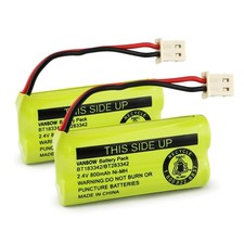 BT183342/BT283342 2.4V 800mAh Ni-MH Battery Pack, Compatible with AT T VTech ...