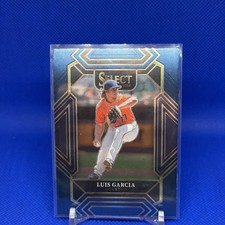 2022 Panini Select Luis Garcia Diamond Level Blue Parallel #228 - Houston Astros