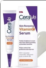 CeraVe Vitamin C Serum for Face with Hyaluronic Acid and Skin Brightening 2 Pack