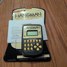 Pocket Arcade Hangman Handheld Electronic Game Westminster 2009 w/ Manual