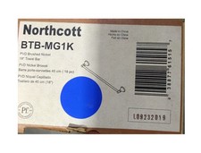 Pfister Northcott 18 inch Wall Mounted Towel Bar in Brushed Nickel BTB-MG1K