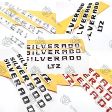 Front Rear Door Emblem Badge Tailgate Letters 07-18 For Silverado 1500 2500 LTZ