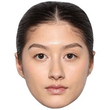 Jade LeMac Serious Celebrity Mask, Flat Card Face, Fancy Dress Mask