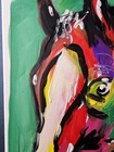 Original Abstract Horse Painting Canvas Neo Expressionist Fine Art Decor 11x14 — photo 4