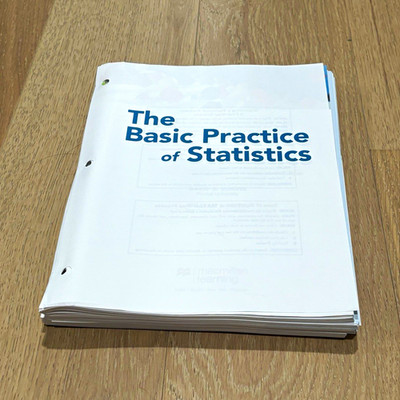 David S. Moore The Basic Practice of Statistics Loose-leaf Macmillan 1995