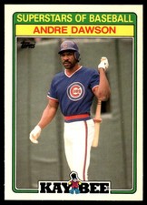 Andre Dawson 1988 Topps Kay-Bee Superstars of Baseball #8 Cubs MLB READ