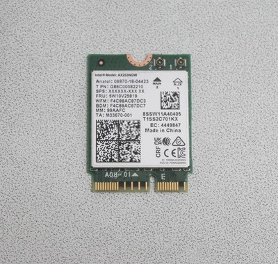 AX203NGW Intel Lan Wireless Cmb In X203 Ideapad Slim 5 16Irl8 ''GRADE A''