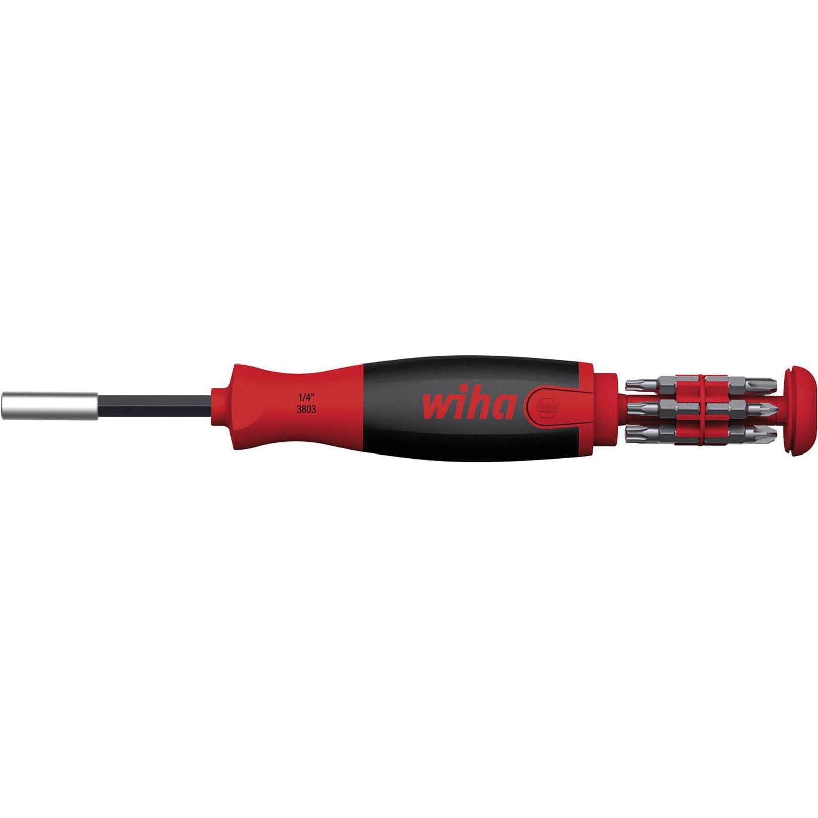 Wiha 3803-02021 Screwdriver with LiftUp 25 magnetic bit magazine