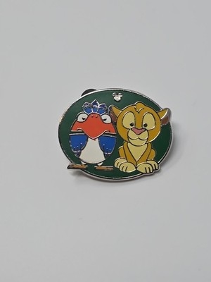 Disney Disneyland  2019 Hidden Mickey Disney Duos Pin Simba & Zazu The Lion King