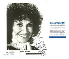 Chita Rivera "Kiss of the Spider Woman" AUTOGRAPH Signed 8x10 Photo 'To Ron'