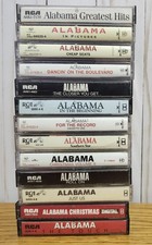 Vintage Alabama Band Cassette Tape Lot of 13 Country Southern Rock Tested