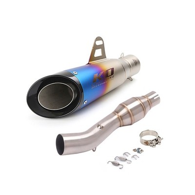 Slip For Benelli 302S 2019-2023 Exhaust System Mid Link Pipe 51mm Muffler Tips