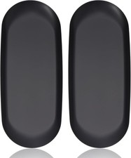 2PACK Black Decorative Tray Oval Stainless Steel Trays Decorative Tray