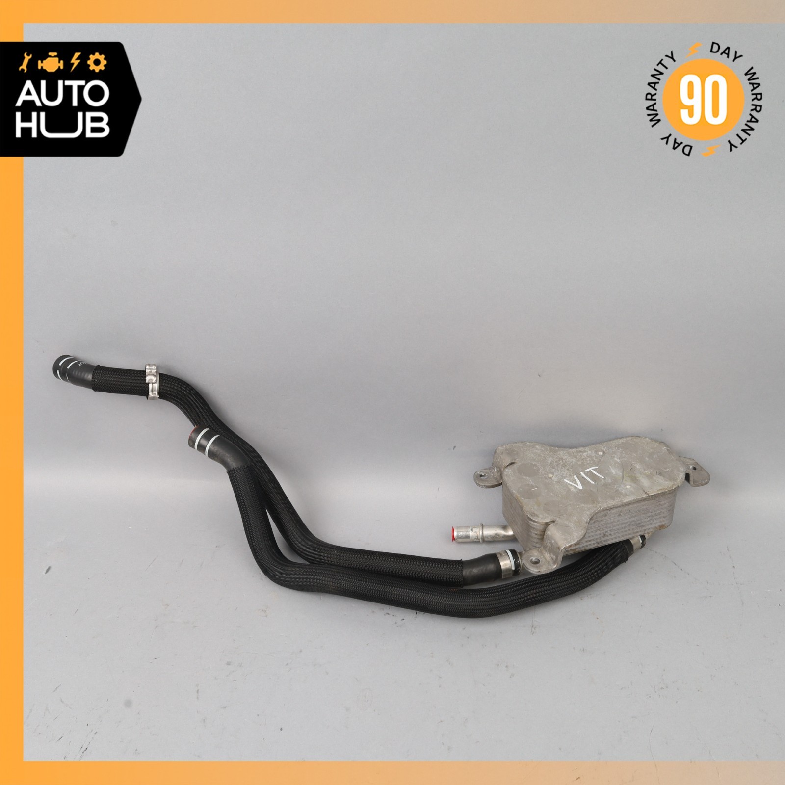 14-20 Maserati Ghibli M157 Transmission Oil Cooler Radiator w/ Hose OEM