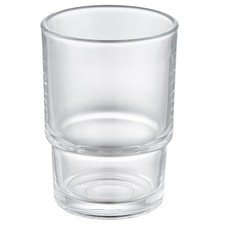 Bathroom Glass Cup Transparent Toothbrush Toothpaste Holder