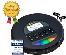 Nomad - New - Portable CD Player Walkman with Long-Lasting Battery Gold